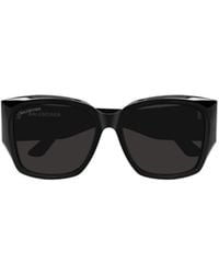 Balenciaga - Eyewear Bb-Logo Square Frame Sunglasses - Lyst