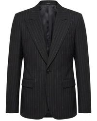 Gucci - Pinstripe Wool Jacket - Lyst