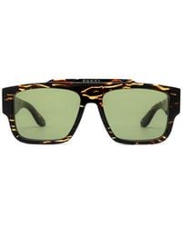Gucci - Eyewear Rectangular Acetate Sunglasses - Lyst