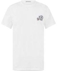Moncler - Solid Color T-Shirt - Lyst