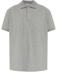 Moncler - Logo Patch Short-Sleeved Polo Shirt - Lyst