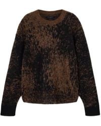 AllSaints - Storm Patterned Sweater - Lyst