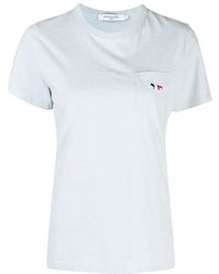 Maison Kitsuné - Maison Kitsuné Tricolor Fox Patch T-Shirt - Lyst