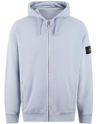 Stone Island - Zipper Hoodie - Lyst
