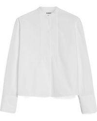 Jil Sander - Mandarin Collar Shirt - Lyst