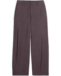 Lemaire - Crinkled Wide-Leg Pants - Lyst