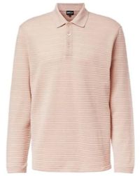 Giorgio Armani - Striped Polo Sweater - Lyst
