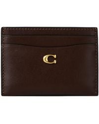 COACH - Solid Color Card Holder - Lyst