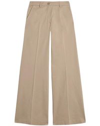 Aspesi - Pleated Zipper Casual Pants - Lyst