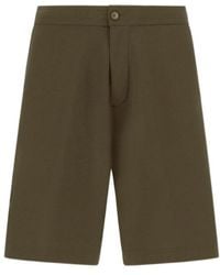 Herno - Logo Plaque Bermuda Shorts - Lyst