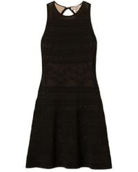 Twinset - Knitted Open Back Dress - Lyst