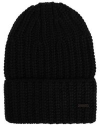 DSquared² - Ribbed Logo Beanie Hat - Lyst