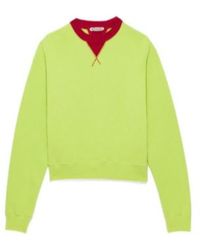 JW Anderson - Jw Anderson Contrast V-Insert Sweater - Lyst