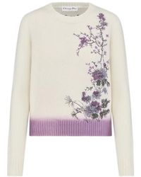 Dior - Embroidered Sweater - Lyst