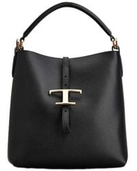 Tod's - T Timeless Mini Bucket Bag - Lyst