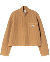 Carhartt - Half-Zip Ribbed Sweater - Lyst