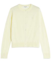 Maison Kitsuné - Button Embroidered Cardigan - Lyst