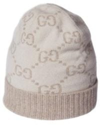 Gucci - Nuancie Gg Embroidered Beanie Hat - Lyst