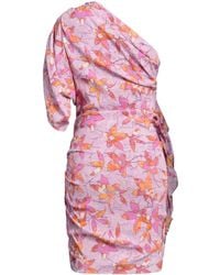 Isabel Marant - Floral Print One-Shoulder Dress - Lyst