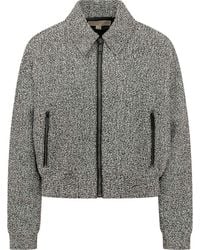 Michael Kors - Michael Textured Zip-Up Coat - Lyst