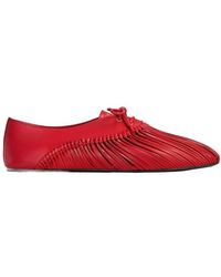 Celine - Ballet Lace-Up Shoe - Lyst
