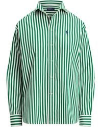 Polo Ralph Lauren - Stripe Long-Sleeve Patterned Shirt - Lyst