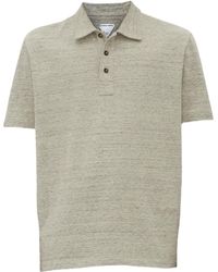 Bottega Veneta - Logo Embroidered Short-Sleeved Polo Shirt - Lyst