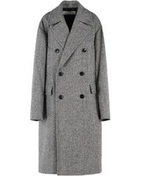 Dries Van Noten - Oversized Tweed Coat - Lyst