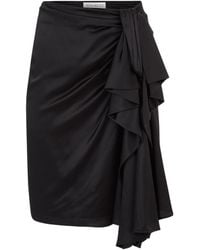 Nina Ricci - Asymmetric Bow-Detail Skirt - Lyst