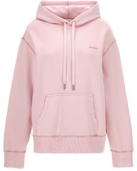 Ami Paris - Ami De Coeur Logo Embroidered Drawstring Hoodie - Lyst