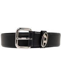 DIESEL - B-1Dr Leather Belt - Lyst
