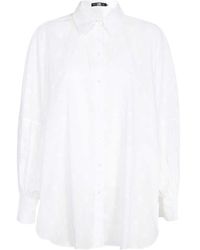 KARL LAGERFELD - Long-Sleeve Monogram Cotton Shirt - Lyst