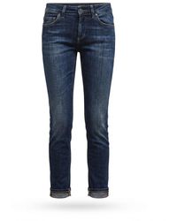 Dondup - Tapered Denim Trousers - Lyst