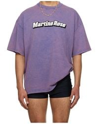 Martine Rose - Crew Neck T-Shirt - Lyst