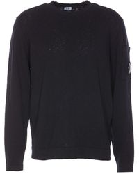 C.P. Company - Distressed Sweater - Lyst