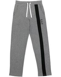 EA7 - Logo Printed Sweatpants - Lyst