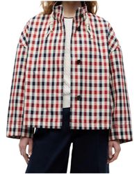 Tommy Hilfiger - Gingham-Check Drawstring Jacket - Lyst