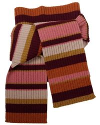 Dries Van Noten - Striped Ribbed Scarf - Lyst