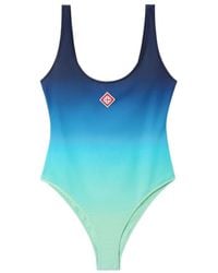 CASABLANCA - Gradient Logo Swimsuit Beachwear - Lyst