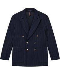 Drake's - Long-Sleeved Casual Jacket - Lyst