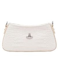 Vivienne Westwood - Orb Croc-Effect Shoulder Bag - Lyst