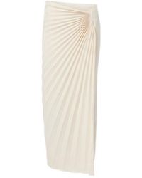Roberto Cavalli - Pleated Midi Skirt - Lyst