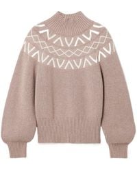 Varley - Marcie Fair Isle Knitted Sweater - Lyst