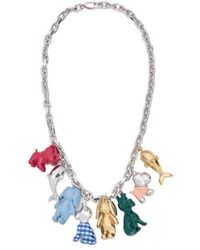 Loewe - Animals Charm Necklace - Lyst