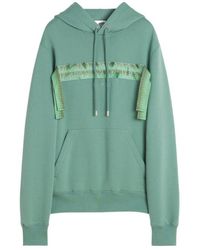 Lanvin - Curb-Lace Drawstring Hoodie - Lyst