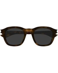 Saint Laurent - Tortoiseshell-Pattern Sunglasses - Lyst