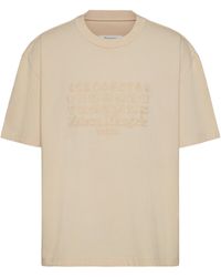 Maison Margiela - Logo Embroidered T-Shirt - Lyst