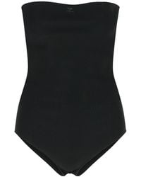 Courreges - Courrèges Bustier Lingerie Jersey Bodysuit - Lyst