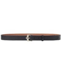 Fendi - Logo-Buckle Leather Belt - Lyst