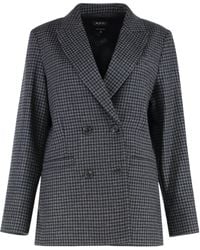 A.P.C. - Lucy Double-Breasted Jacket - Lyst
